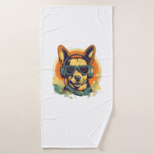 Toalha De Banho Arte Canina que Capta a Essência Canina