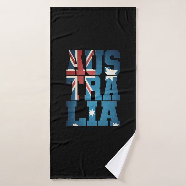 Toalha De Banho Australien mit Flagge (Toalha de Banho)
