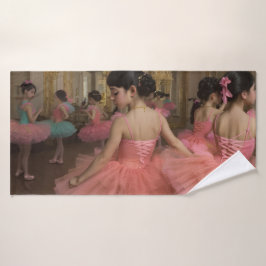 Toalha De Banho Bailarinas en una gran sala de estilo rocóco