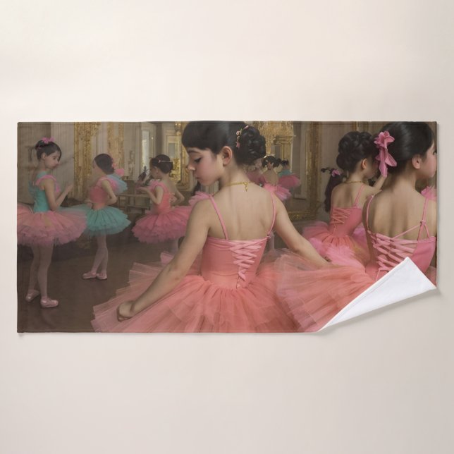 Toalha De Banho Bailarinas en una gran sala de estilo rocóco (Toalha de Banho)