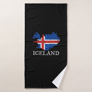 Toalha De Banho Bandeira da Islândia