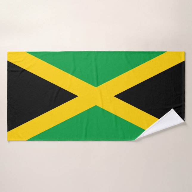Toalha De Banho Bandeira Da Jamaica Bath Towel (Toalha de Banho)