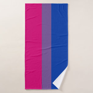 Toalha De Banho Bandeira do Orgulho Bissexual