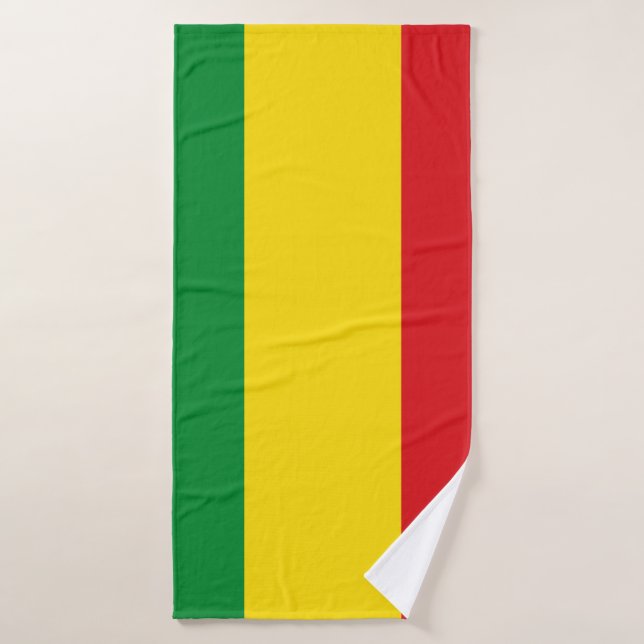 Toalha De Banho Bandeira Rastafarian Rasta Etiópia (Toalha de Banho)
