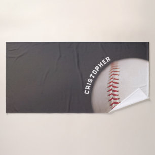 Toalha De Banho Baseball Personalizado