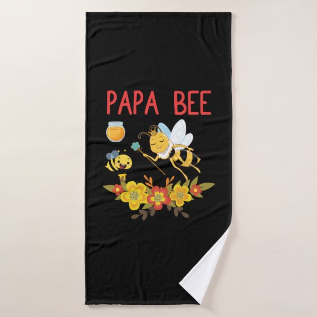 Toalha De Banho Beekeeper Art Papa Bee 2 (Toalha de Banho)