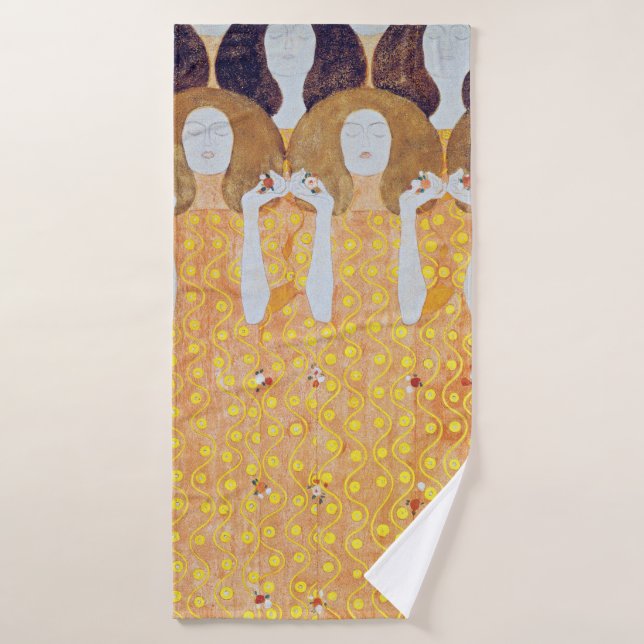 Toalha De Banho Beethoven Frieze (detalhe), Gustav Klimt (Toalha de Banho)