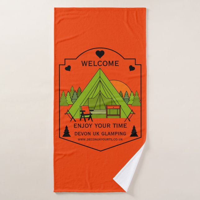 Toalha De Banho Bell Tent Glamping Business (Toalha de Banho)