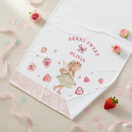 Toalha De Banho Berry Sweet Strawberry Fairy Girls Birthday Gift