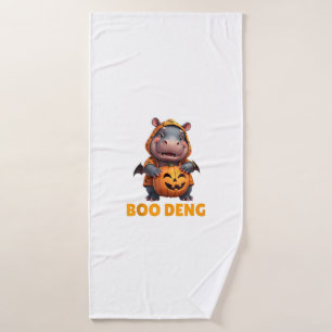 Toalha De Banho Boo Deng Tee Funny Moo Deng Costume Baby Hippo Hal