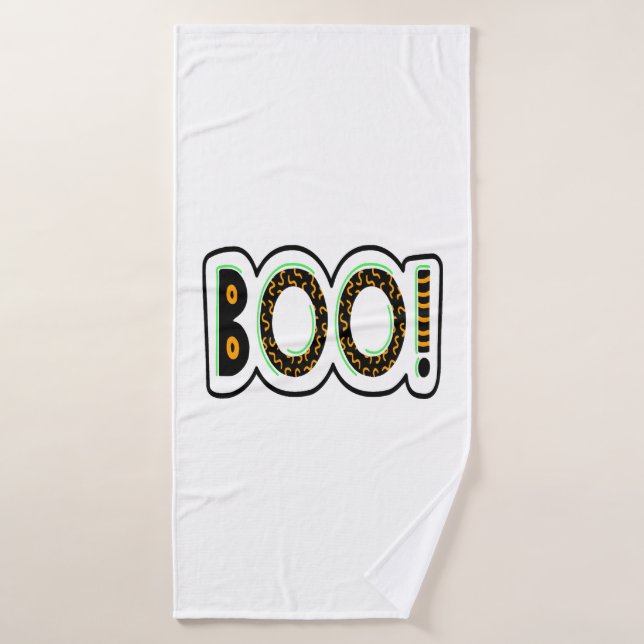 Toalha De Banho BOO Halloween (Toalha de Banho)