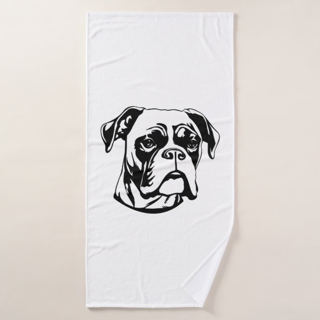 Toalha De Banho Boxer Dog (Toalha de Banho)