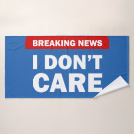 Toalha De Banho Breaking News