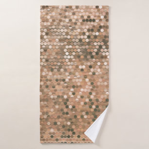 Toalha De Banho Bright abstract mosaic vintage background with glo