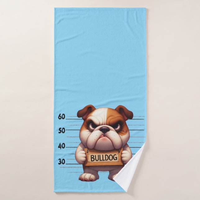 Toalha De Banho Bulldog Malandro (Toalha de Banho)