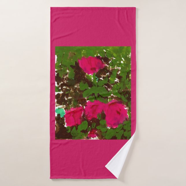 Toalha De Banho Cama de Rosas (Toalha de Banho)
