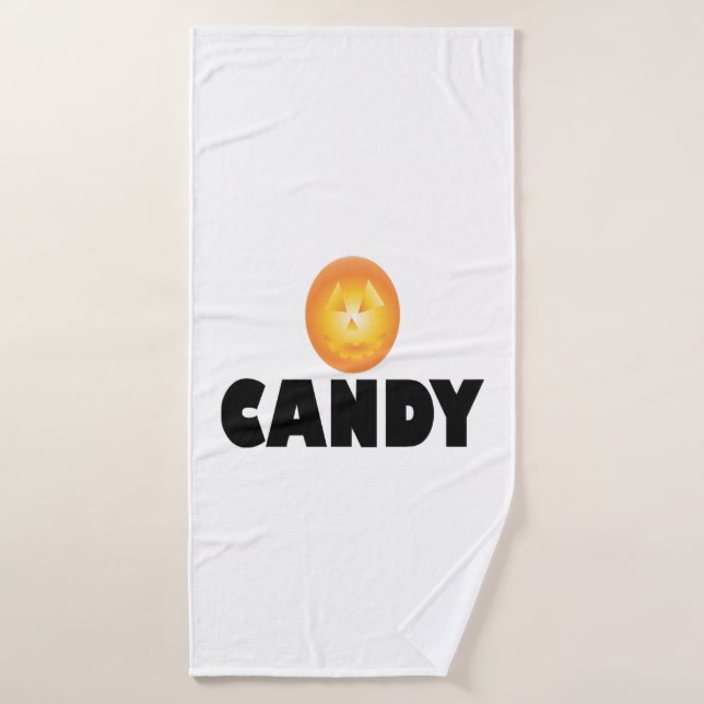 Toalha De Banho Candy Halloween (Toalha de Banho)