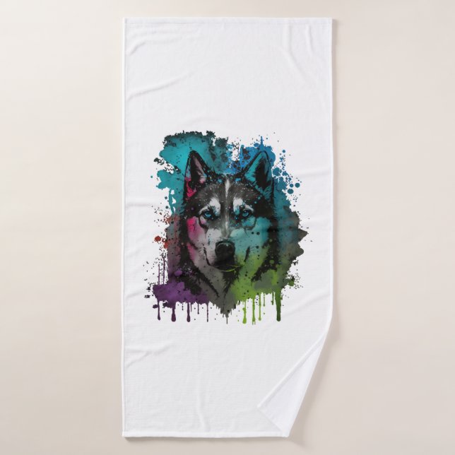 Toalha De Banho Cão rouco (Toalha de Banho)
