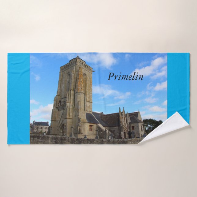 Toalha De Banho Capela de Tugen em Primelin, arquiteto religioso (Toalha de Banho)