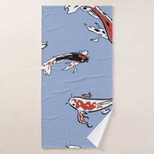 Toalha De Banho Carpa de peixe-padrão koi koi carp