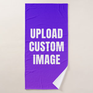 Toalha De Banho Carregar imagem personalizada - Adicione a sua par
