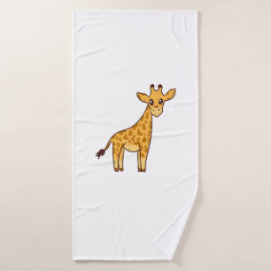 Toalha De Banho Cartografia Girafa I Kids I Toddler Giraffe