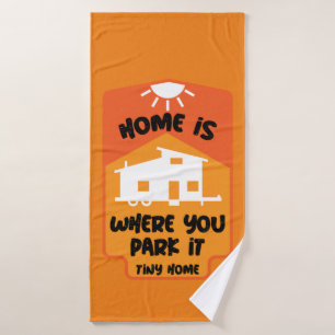 Toalha De Banho Casa Pequena Vivendo - Casas Pequenas