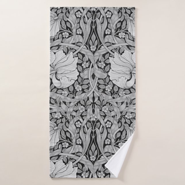 Toalha De Banho Cinza Pimpernel Monotone, William Morris (Toalha de Banho)