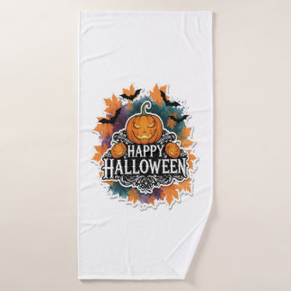 Toalha De Banho Citações engraçadas e assustadoras de Halloween Fe
