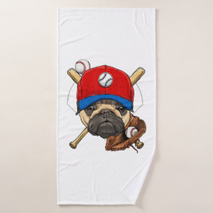 Toalha De Banho Coach Pug Dog Lover Pug Mãe