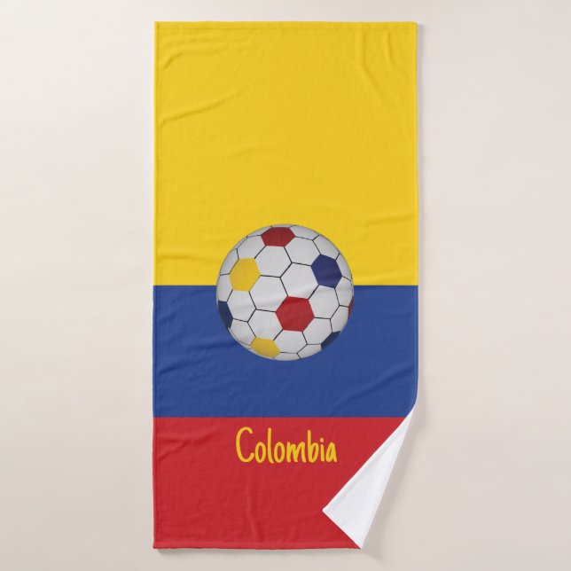 Toalha De Banho Colombia Soccer (Toalha de Banho)