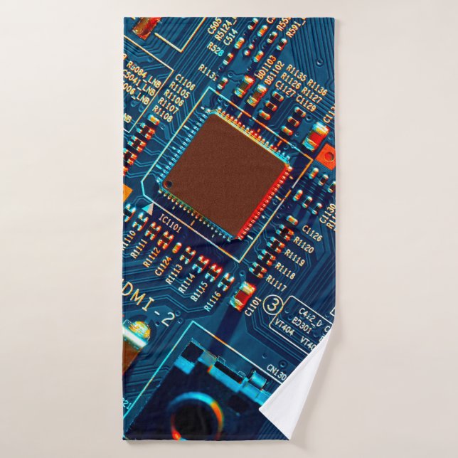 Toalha De Banho Conselho de circuito eletrônico fechado. eletrônic (Toalha de Banho)