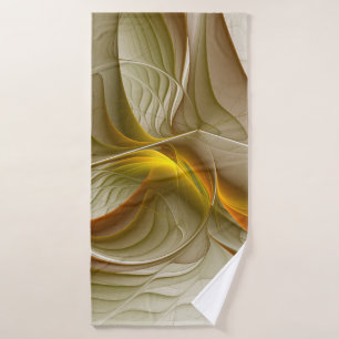 Toalha De Banho Cores de metais de Precioso, arte fractal Abstrato
