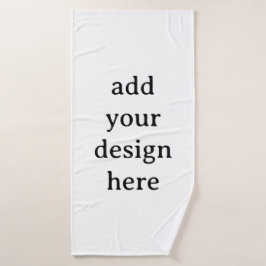 Toalha De Banho Crie seu próprio simples personalizado 30" x 60"