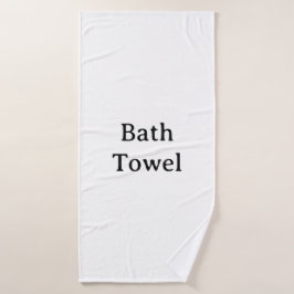 Toalha De Banho Crie seu próprio simples personalizado 76 cm x 152