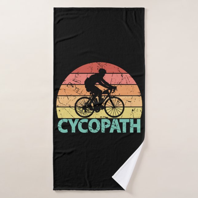 Toalha De Banho Cycopath Funny Cycling (Toalha de Banho)
