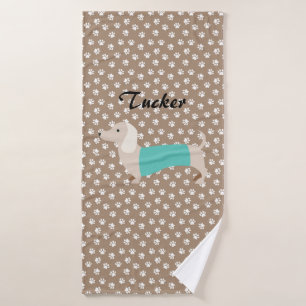Toalha De Banho Dachshund Towel