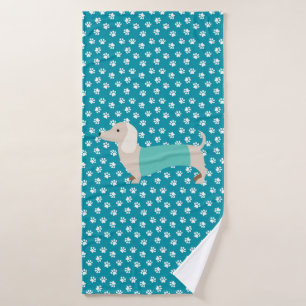 Toalha De Banho Dachshund Towel