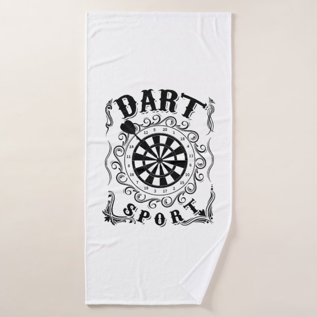 Toalha De Banho Dart É Meu Esporte (Toalha de Banho)
