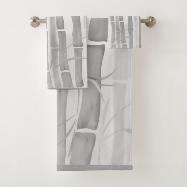 Toalha de banho de bambu verde (Insitu)