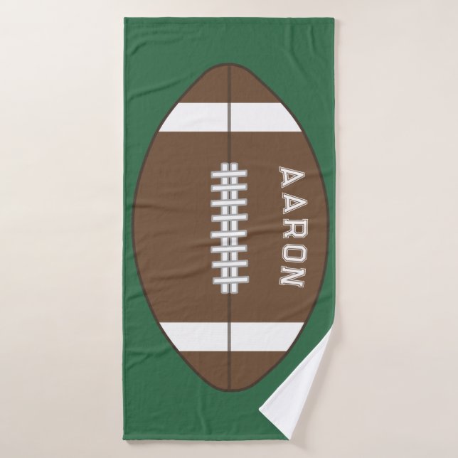 Toalha de banho de futebol personalizada (Toalha de Banho)