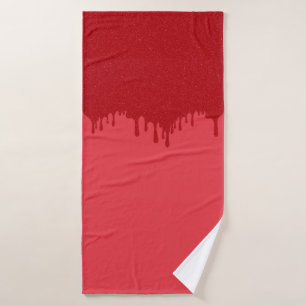 Toalha De Banho De Luxo De Tomate Red Drip - Perso