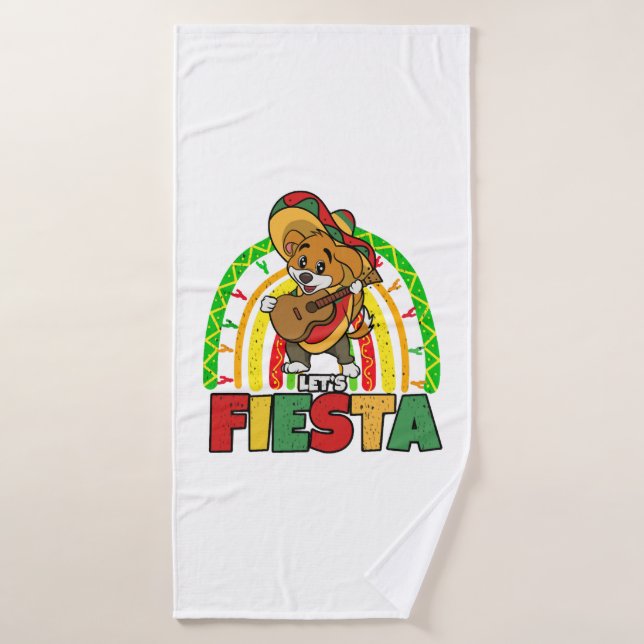 Toalha De Banho Deixe Fiesta Dog (Toalha de Banho)