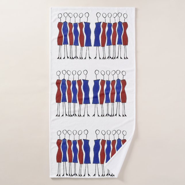 Toalha de banho (desenhada à mão única) (Toalha de Banho)