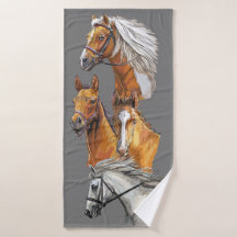 Desenho à mão retratos de cavalos retrato