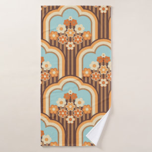 Toalha De Banho design de papel de parede, sem costura, da década