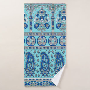 Toalha De Banho Design tradicional asiático paisley border