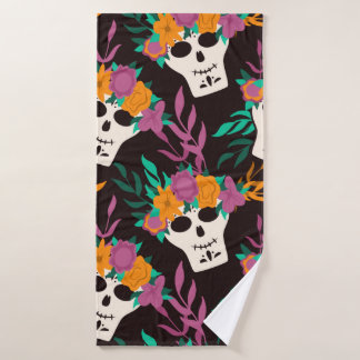Toalha De Banho Dia de Los Muertos, tradicional Halloween mexicano