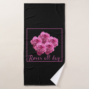 Toalha De Banho Ditos engraçados sobre rosas e amor