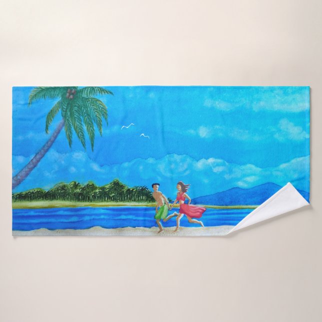 Toalha De Banho Diversão no Sol (Toalha de Banho)